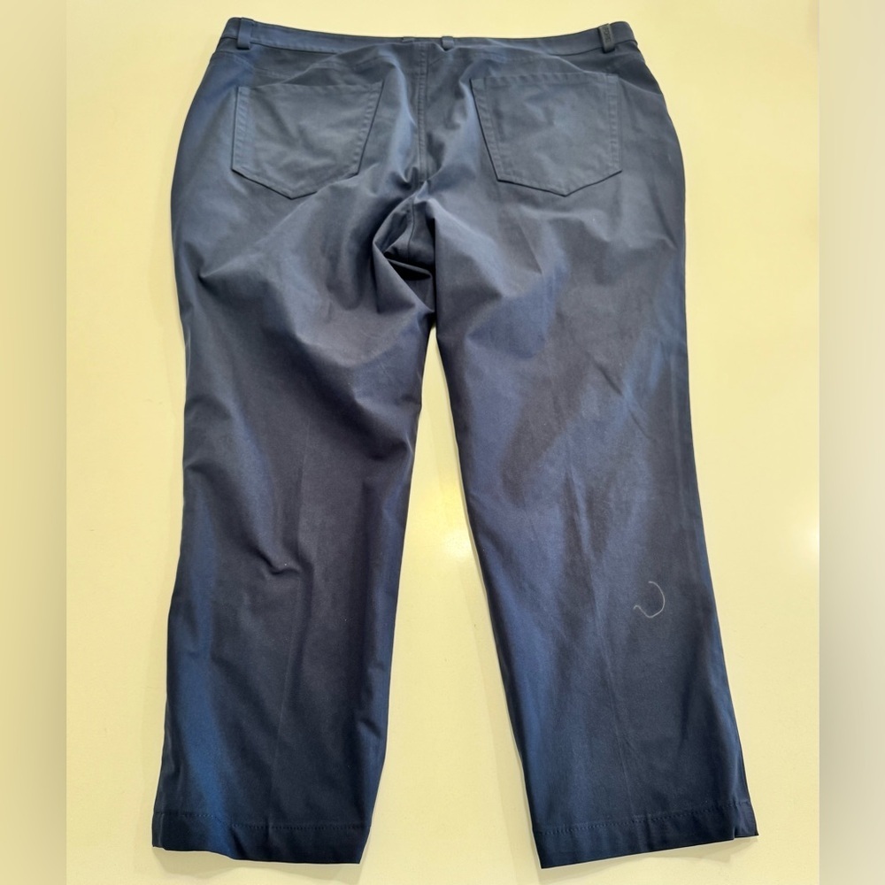 G/Fore Pants Golf Performance 5 Pocket Size 38x30 (38X25) Mens Blue Straight Fit - Picture 2 of 11